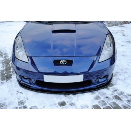 Накладка сплиттер на передний бампер на Toyota Celica VII T23 TS